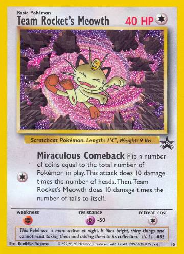 Team Rocket's Meowth (18/53)